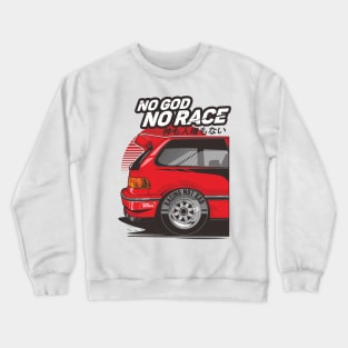 No god no Race Crewneck Sweatshirt